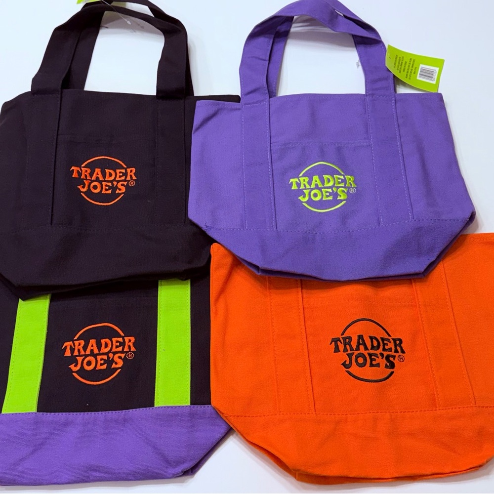 Trader Joe's Reusable Tote Bags Set Limited Edition